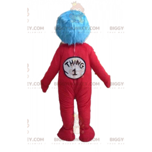 Costume de mascotte BIGGYMONKEY™ de garçon en combinaison rouge