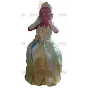 Costume de mascotte BIGGYMONKEY™ de Tiana princesse de dessin