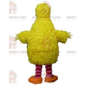 Costume de mascotte BIGGYMONKEY™ d'oiseau jaune et rose tout