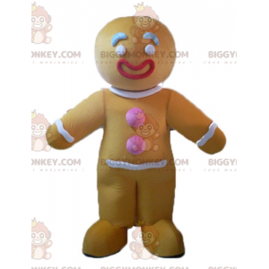 BIGGYMONKEY™ maskotkostume af Tis berømte honningkage i Shrek -