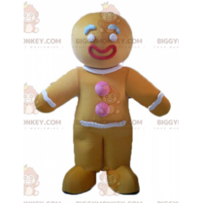 BIGGYMONKEY™ maskotkostume af Tis berømte honningkage i Shrek -