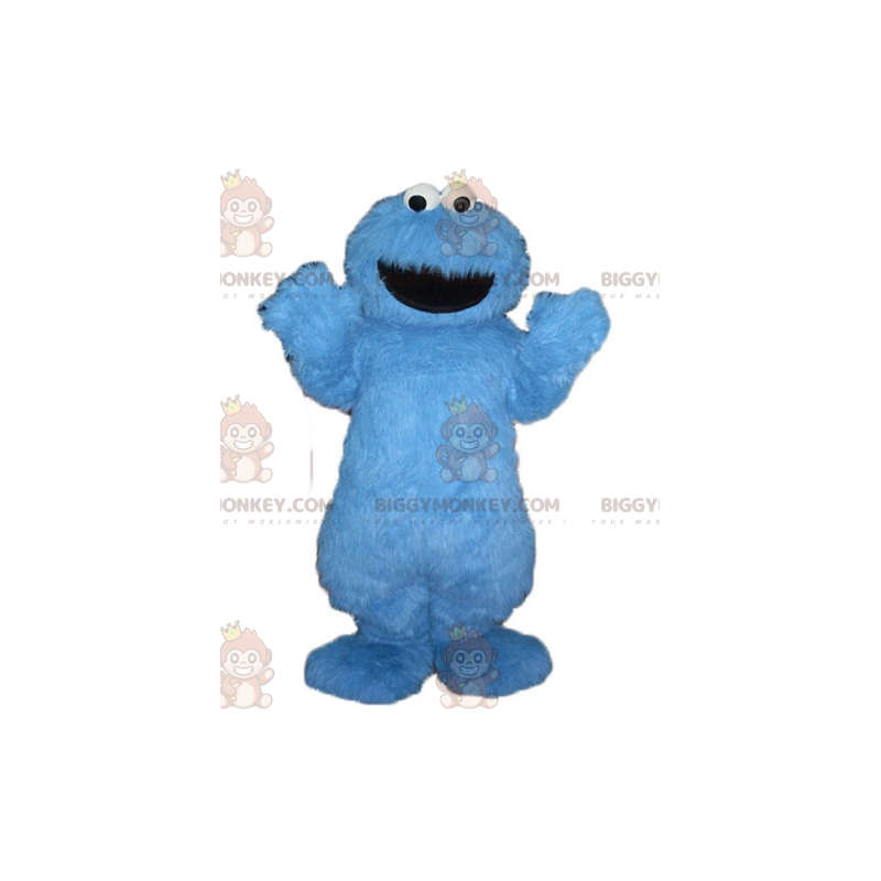 Costume de mascotte BIGGYMONKEY™ de monstre bleu de Grover de