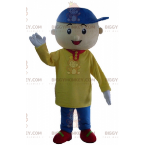 Mascottekostuum BIGGYMONKEY™ voor kleine jongen met kleurrijke