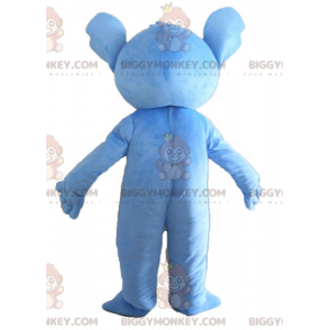 Cuci il costume della mascotte BIGGYMONKEY™ alieno blu di Lilo