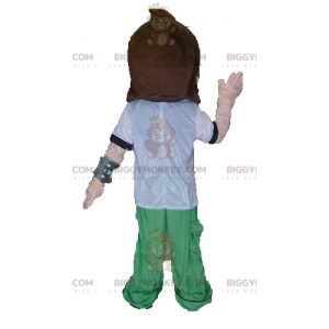 Costume da mascotte BIGGYMONKEY™ da ragazzo adolescente in