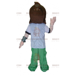 BIGGYMONKEY™ Maskottchen-Kostüm für Teenager-Jungen in