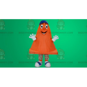 Disfraz de mascota Traffic Orange Stud BIGGYMONKEY™ -