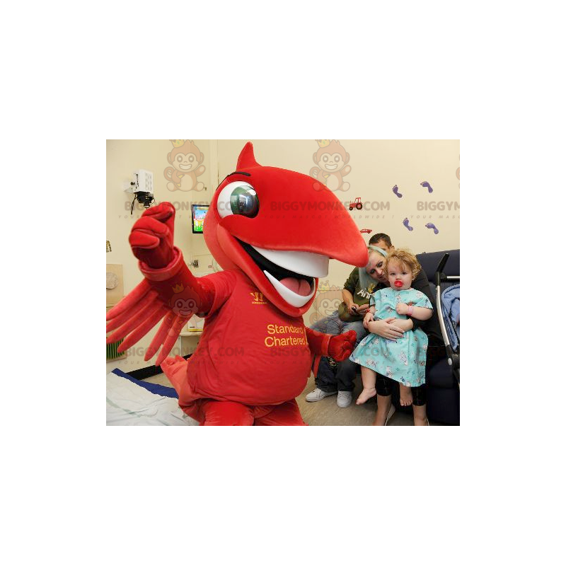 Disfraz de mascota Big Red Bird BIGGYMONKEY™ - Biggymonkey.com