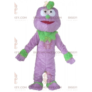 Fantasia de mascote BIGGYMONKEY™ Marionete de Monstro Roxo e