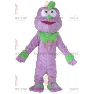 Στολή μασκότ BIGGYMONKEY™ Purple and Green Monster Puppet -