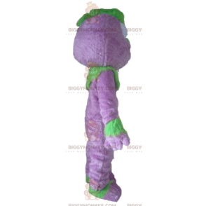 Costume mascotte BIGGYMONKEY™ burattino mostro viola e verde -