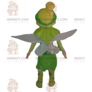 Costume de mascotte BIGGYMONKEY™ de la fée clochette du dessin