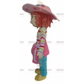 Costume de mascotte BIGGYMONKEY™ de Charlotte aux Fraises fille