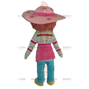 Costume de mascotte BIGGYMONKEY™ de Charlotte aux Fraises fille