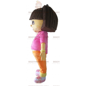 Dora Explorer Kuuluisa sarjakuvatyttö BIGGYMONKEY™ maskottiasu