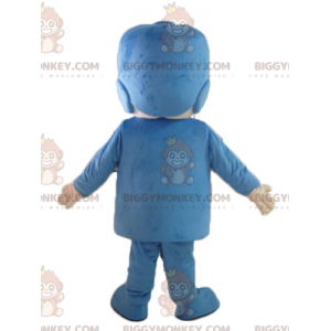 Kostým maskota Lego boy BIGGYMONKEY™ v modrém oblečení –