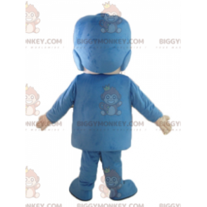 Lego Junge BIGGYMONKEY™ Maskottchenkostüm im blauen Outfit -