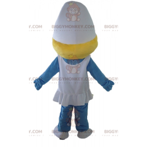 Costume de mascotte BIGGYMONKEY™ de Schtroumpfette la fille du