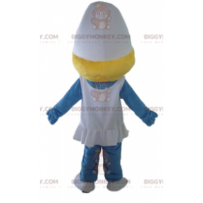 Costume de mascotte BIGGYMONKEY™ de Schtroumpfette la fille du