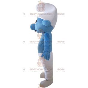 Smurf Blue and White Cartoon Character BIGGYMONKEY™ Mascot