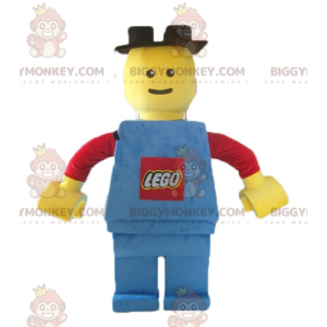 Groot Lego Rood, Geel en Blauw BIGGYMONKEY™ Mascottekostuum -