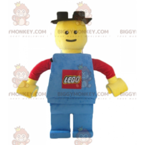 Costume da mascotte Big Lego rosso giallo e blu BIGGYMONKEY™ -