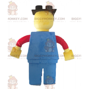 Costume da mascotte Big Lego rosso giallo e blu BIGGYMONKEY™ -