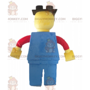 Costume da mascotte Big Lego rosso giallo e blu BIGGYMONKEY™ -