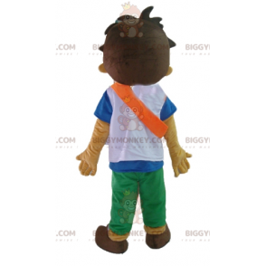 Costume de mascotte BIGGYMONKEY™ de garçon d'ado d'écolier avec