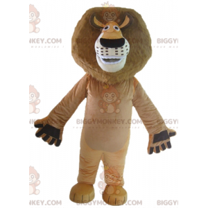 BIGGYMONKEY™ Maskottchenkostüm des berühmten Löwen Alex aus dem