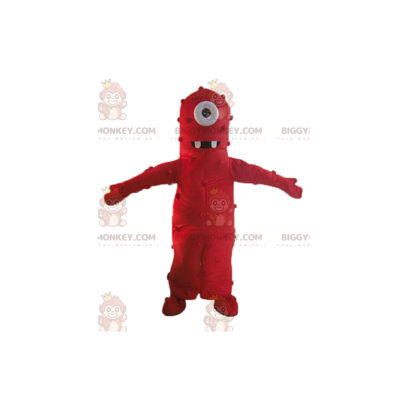 Funny Giant Red Cyclops Alien BIGGYMONKEY™ Mascot Costume -