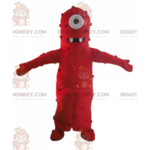 Funny Giant Red Cyclops Alien BIGGYMONKEY™ Mascot Costume -