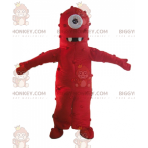 Legrační kostým maskota obřího červeného kyklopa mimozemšťana