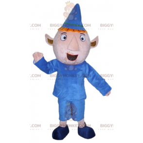 BIGGYMONKEY™ Mascot Costume All Pink Ginger Leprechaun Dressed