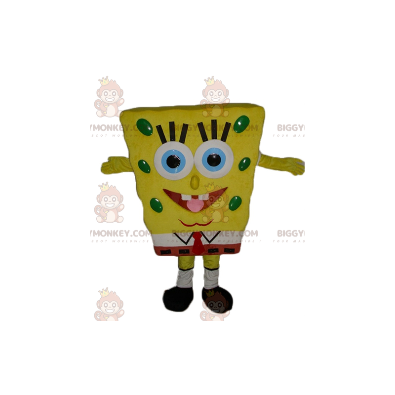 Costume da mascotte Spongebob BIGGYMONKEY™ personaggio giallo