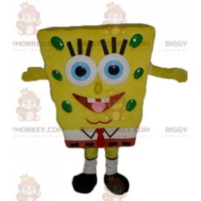 Costume da mascotte Spongebob BIGGYMONKEY™ personaggio giallo