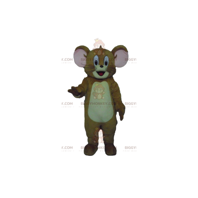 Kostium maskotki BIGGYMONKEY™ Jerry'ego, słynnej brązowej myszy