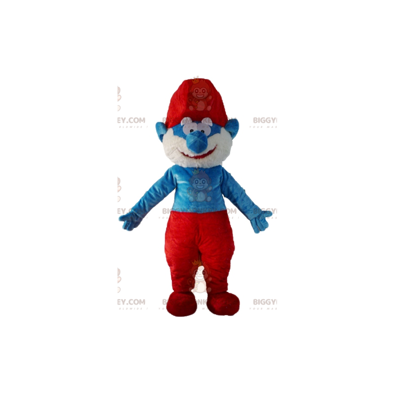 Grote smurf beroemde stripfiguur BIGGYMONKEY™ mascottekostuum -