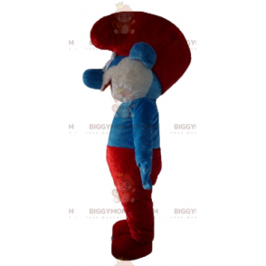 Papa Smurf famous comic character BIGGYMONKEY™ mascot costume –