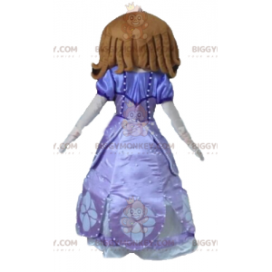 Kostým maskota princezny BIGGYMONKEY™ v krásných fialových