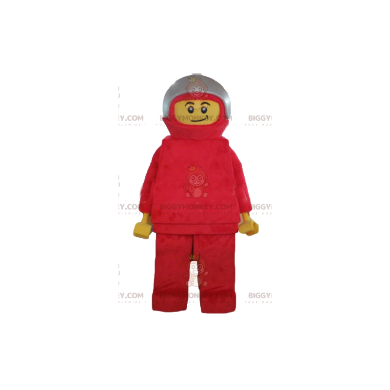 Costume de mascotte BIGGYMONKEY™ de Lego de pilote avec une