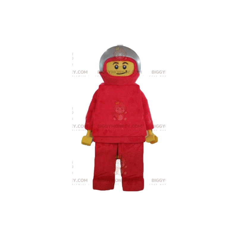 Lego mascot costume blue™ red and giant yellow. Costume de Lego