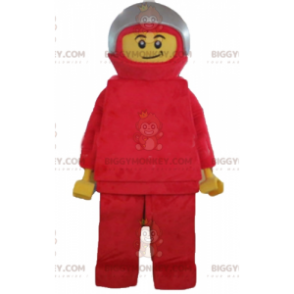 Pilot Lego BIGGYMONKEY™ Mascot Costume with Jumpsuit and Helmet