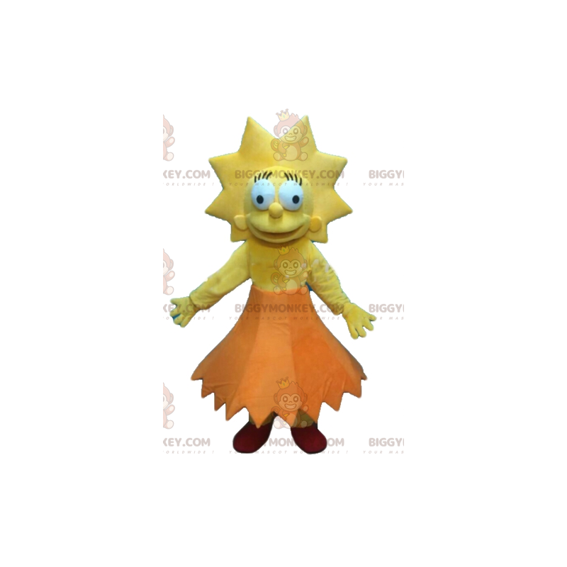 BIGGYMONKEY™ Costume da mascotte Lisa Simpson Famosa ragazza