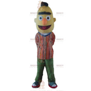 BIGGYMONKEY™ maskotdräkt av Bart, den berömda gula Sesame