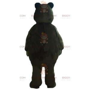 BIGGYMONKEY™ Costume da mascotte grande buffo orso marrone e