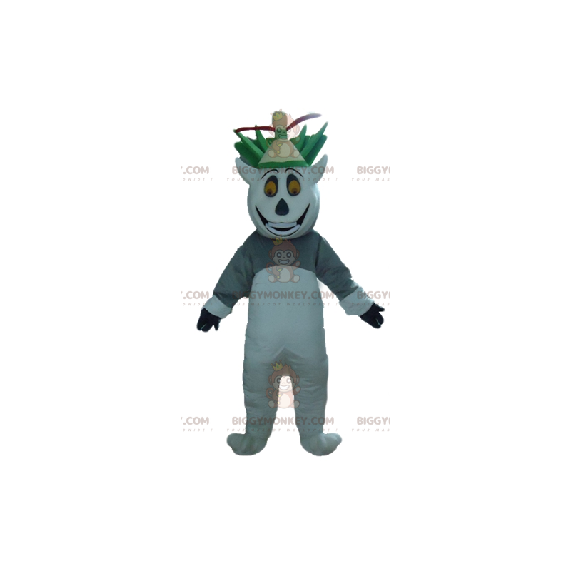 Costume de mascotte BIGGYMONKEY™ de lémurien du dessin animé