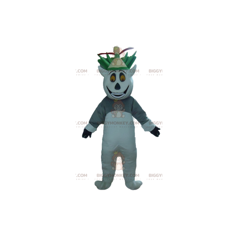 Madagaskar Cartoon Lemur BIGGYMONKEY™ Maskottchen Kostüm -