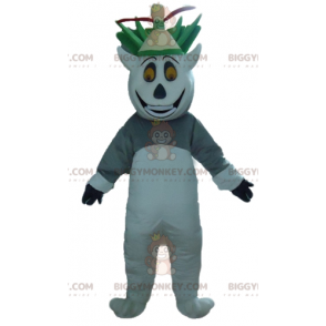 Costume de mascotte BIGGYMONKEY™ de lémurien du dessin animé