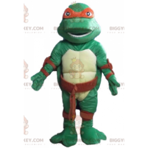 BIGGYMONKEY™ mascot costume of Raphael the famous ninja turtle